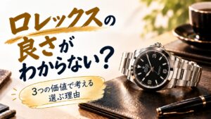 ロレックスの良さがわからない？3つの価値で考える選ぶ理由