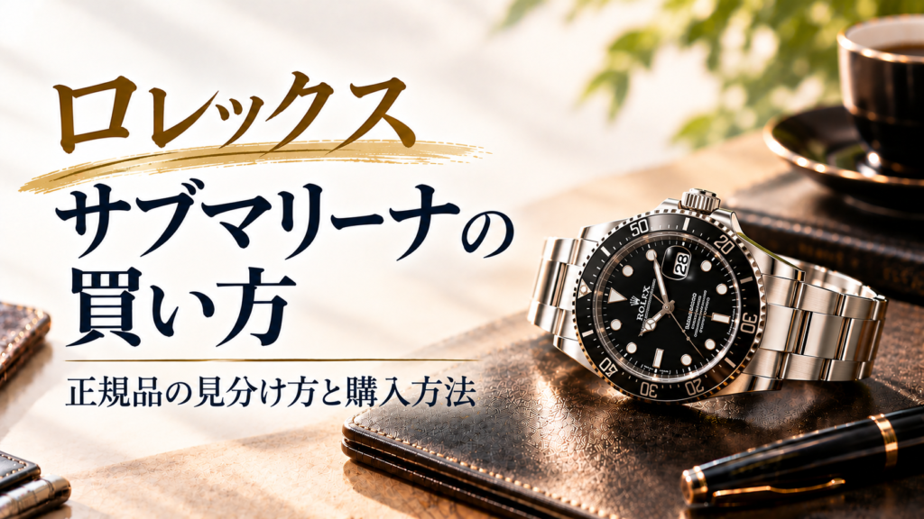 ロレックス サブマリーナの買い方｜正規店と中古の選び方